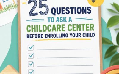 Choosing a Childcare Center for Your Toddler –