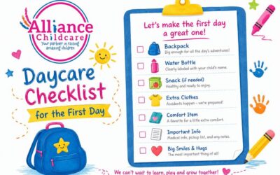 What to Bring on Your Child’s First Day at Alliance Childcare